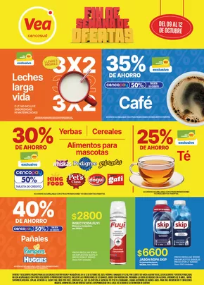 Catálogo Supermercados Vea en Merlo (San Luis) | Ofertas fin de semana Patagonia  | 2025-10-09T00:00:00.000Z - 2025-10-12T00:00:00.000Z