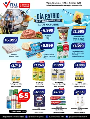 Catálogo Supermayorista Vital en Belgrano (Buenos Aires) | Ofertas fin de semana |  | 2025-10-10T00:00:00.000Z - 2025-10-24T00:00:00.000Z