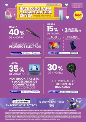 Catálogo Supermercados Vea en Río Grande | Oferta dia de la madre | 2025-10-09T00:00:00.000Z - 2025-10-19T00:00:00.000Z