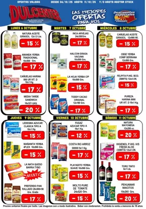 Catálogo Dulcenter en Arrecifes | Gangas exclusivas | 2025-10-11T00:00:00.000Z - 2025-10-25T00:00:00.000Z