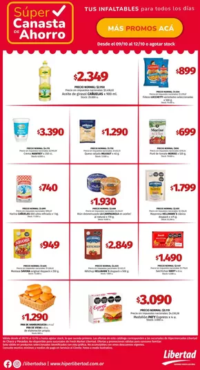 Catálogo Hiper Libertad en San Miguel de Tucumán | Gangas exclusivas | 2025-10-12T00:00:00.000Z - 2025-10-26T00:00:00.000Z