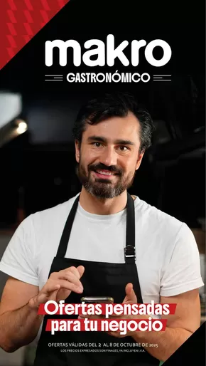 Catálogo Makro en Luján (Buenos Aires) | Ofertas Gastronómicas del 02/10 al 08/10 | 2025-10-13T00:00:00.000Z - 2025-10-27T00:00:00.000Z