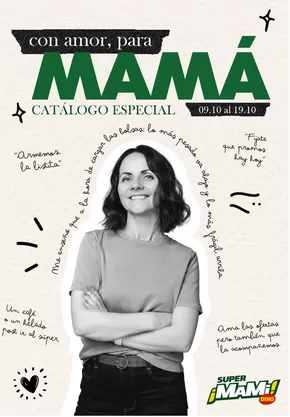 Catálogo Super Mami en Rawson (Chubut) | Con amor, para mamá | 2025-10-15T00:00:00.000Z - 2025-10-19T00:00:00.000Z
