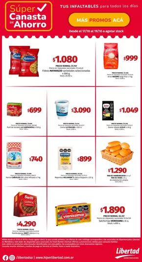 Catálogo Hiper Libertad en Monte Grande (Buenos Aires) | Grandes descuentos en productos seleccionados | 2025-10-19T00:00:00.000Z - 2025-11-02T00:00:00.000Z