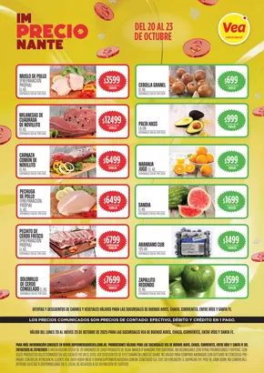 Catálogo Supermercados Vea | Oferta Semanal BsAs Nea | 2025-10-20T00:00:00.000Z - 2025-10-23T00:00:00.000Z