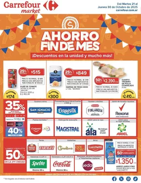 Catálogo Carrefour Market en Tortuguitas | Carrefour Market 21 Octubre | 2025-10-21T00:00:00.000Z - 2025-10-31T00:00:00.000Z