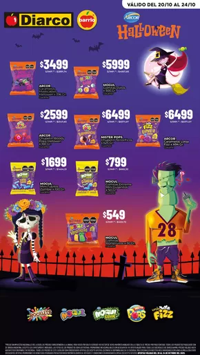 Catálogo Diarco en Tortuguitas | ESPECIAL HALLOWEEN | 2025-10-20T00:00:00.000Z - 2025-10-24T00:00:00.000Z