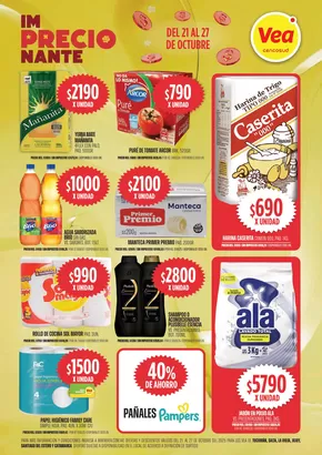 Catálogo Supermercados Vea en Tortuguitas | Oferta imPRECIOnante | 2025-10-21T00:00:00.000Z - 2025-10-27T00:00:00.000Z