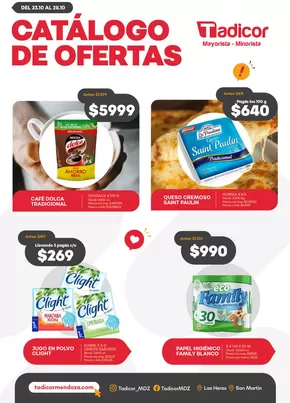 Catálogo Supermercados Tadicor