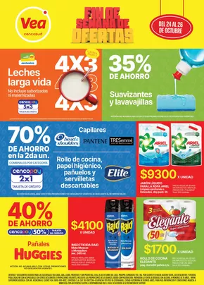 Catálogo Supermercados Vea | Oferta fin de semana | 2025-10-24T00:00:00.000Z - 2025-10-26T00:00:00.000Z