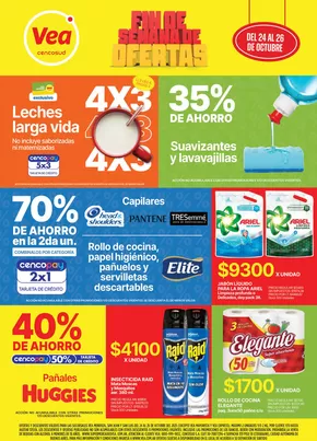 Catálogo Supermercados Vea | Ofertas fin de semana Cuyo  | 2025-10-24T00:00:00.000Z - 2025-10-26T00:00:00.000Z