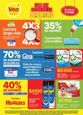 Catálogo Supermercados Vea | Ofertas fin de semana Chubut  | 2025-10-24T00:00:00.000Z - 2025-10-26T00:00:00.000Z