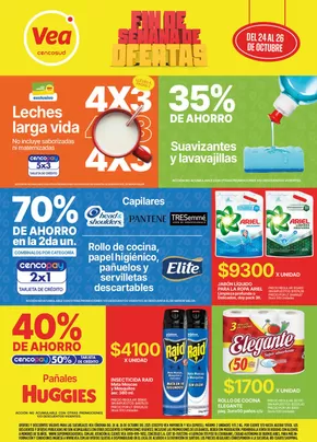 Catálogo Supermercados Vea | Ofertas fin de semana | Córdoba | 2025-10-24T00:00:00.000Z - 2025-10-26T00:00:00.000Z