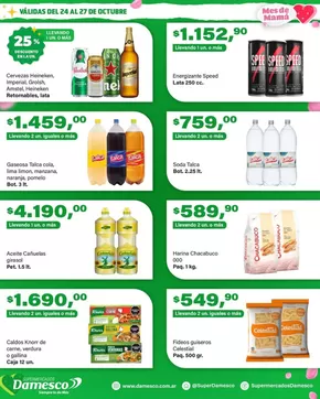 Catálogo Supermercados Damesco en Resistencia | Ofertas principales para todos los cazadores de gangas | 2025-10-25T00:00:00.000Z - 2025-11-08T00:00:00.000Z