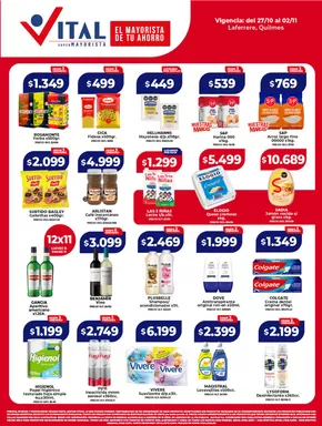 Catálogo Supermayorista Vital | Excelente oferta para todos los clientes | 2025-10-27T00:00:00.000Z - 2025-11-10T00:00:00.000Z