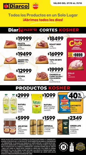 Catálogo Diarco | OFERTAS KOSHER | 2025-10-27T00:00:00.000Z - 2025-10-31T00:00:00.000Z