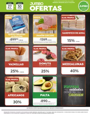 Catálogo Jumbo en Monte Chingolo | Ofertas | Bs As | 2025-10-27T00:00:00.000Z - 2025-10-30T00:00:00.000Z