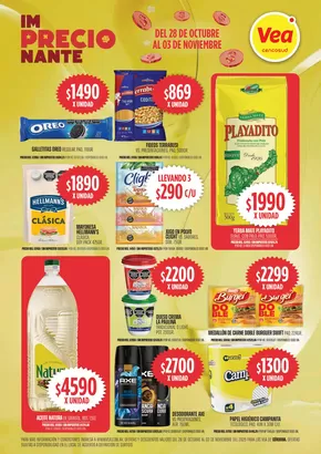Catálogo Supermercados Vea en Navarro (Buenos Aires) | Oferta imPRECIOnante Córdoba | 2025-10-28T00:00:00.000Z - 2025-11-03T00:00:00.000Z