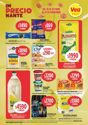 Catálogo Supermercados Vea | Oferta imPRECIOnante | 2025-10-28T00:00:00.000Z - 2025-11-03T00:00:00.000Z