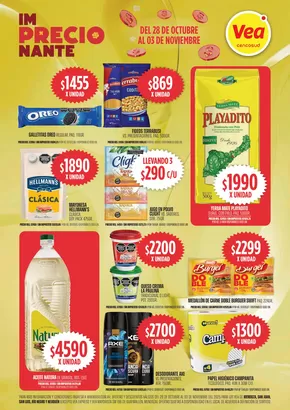 Catálogo Supermercados Vea | Excelente oferta para cazadores de gangas | 2025-10-28T00:00:00.000Z - 2025-11-03T00:00:00.000Z