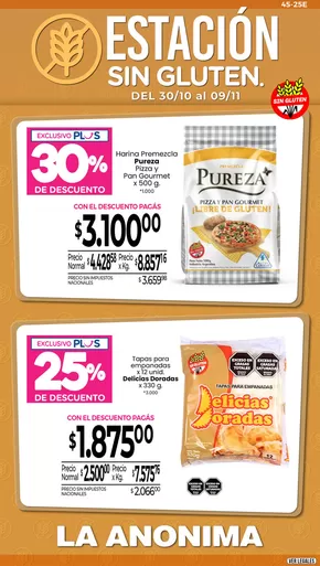 Catálogo La Anonima en Santa Rosa (La Pampa) | Libre de Gluten | 2025-10-30T00:00:00.000Z - 2025-11-13T00:00:00.000Z