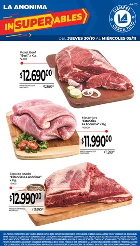 Catálogo La Anonima en Río Grande | Carnes, frutas y verduras | 2025-10-30T00:00:00.000Z - 2025-11-13T00:00:00.000Z