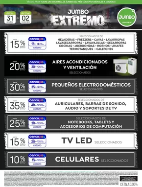 Catálogo Jumbo en Bella Vista (Buenos Aires) | Oferta | Electro y Hogar | 2025-10-31T00:00:00.000Z - 2025-11-02T00:00:00.000Z