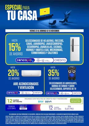 Catálogo Supermercados Vea en Paraná | Ofertas especial para tu casa | 2025-10-31T00:00:00.000Z - 2025-11-02T00:00:00.000Z