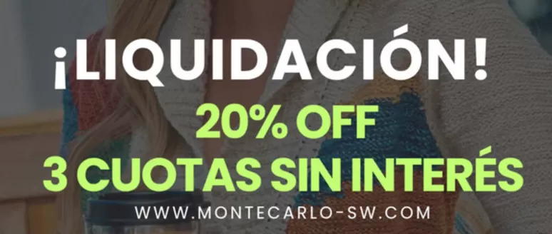Catálogo Montecarlo Sweaters en Villa Elisa (Entre Ríos) | Liquidacion | 2025-10-31T00:00:00.000Z - 2025-11-12T00:00:00.000Z
