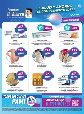 Catálogo Farmacias del Dr Ahorro en Rada Tilly | Catálogo de ofertas | 2025-11-06T00:00:00.000Z - 2025-11-30T00:00:00.000Z