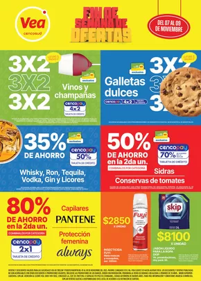 Catálogo Supermercados Vea en San Nicolás de los Arroyos | Ofertas principales para ahorradores | 2025-11-07T00:00:00.000Z - 2025-11-09T00:00:00.000Z