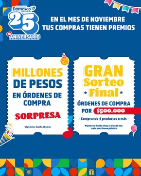 Catálogo Supermercados Damesco | Nuevas ofertas para descubrir | 2025-11-01T00:00:00.000Z - 2025-11-30T00:00:00.000Z