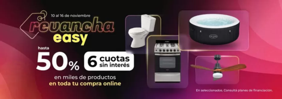 Catálogo Easy | Hasta 50% off | 2025-11-11T00:00:00.000Z - 2025-11-16T00:00:00.000Z