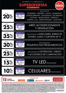 Catálogo Disco | Ofertas | Electro, T. Libre y más | 2025-11-14T00:00:00.000Z - 2025-11-19T00:00:00.000Z