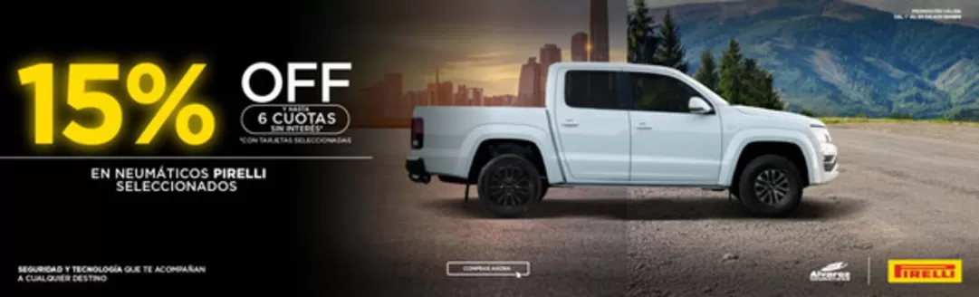 Catálogo Alvarez Neumáticos en Resistencia | Promoción! 15% off | 2025-11-14T00:00:00.000Z - 2025-11-30T00:00:00.000Z