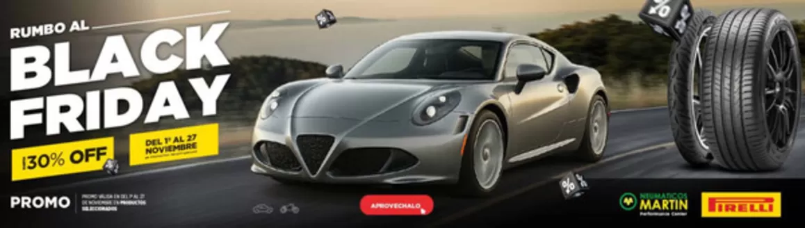 Catálogo Neumáticos Martin en Resistencia | Black Friday hasta 30% off | 2025-11-14T00:00:00.000Z - 2025-11-30T00:00:00.000Z