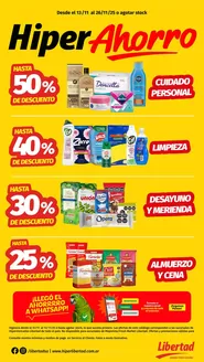 Catálogo Hiper Libertad | Ofertas para cazadores de gangas | 2025-11-13T00:00:00.000Z - 2025-11-26T00:00:00.000Z