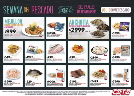 Catálogo Coto en Neuquén | Coto Afiche- Semana-del- Pescado- | 2025-11-17T00:00:00.000Z - 2025-11-23T00:00:00.000Z