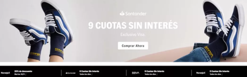 Catálogo Vans | 9 cuotas sin interes!! | 2025-11-18T00:00:00.000Z - 2025-11-30T00:00:00.000Z