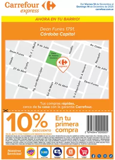 Catálogo Carrefour Express | Express | Dean Funes 1791, Córdoba Capital | 2025-11-14T00:00:00.000Z - 2025-12-14T00:00:00.000Z