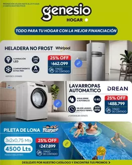 Catálogo Genesio Hogar en Oberá | Catálogo de ofertas | 2025-11-19T00:00:00.000Z - 2025-11-21T00:00:00.000Z