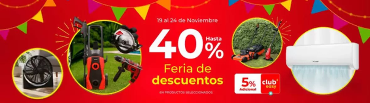 Catálogo Easy | Hasta 40% off | 2025-11-20T00:00:00.000Z - 2025-11-24T00:00:00.000Z