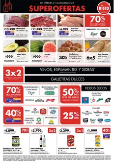 Catálogo Disco | Ofertas | Bs. As. y Santa Fé | 2025-11-21T00:00:00.000Z - 2025-11-23T00:00:00.000Z