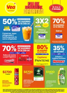 Catálogo Supermercados Vea | Ofertas fin de semana | Córdoba | 2025-11-20T00:00:00.000Z - 2025-11-23T00:00:00.000Z