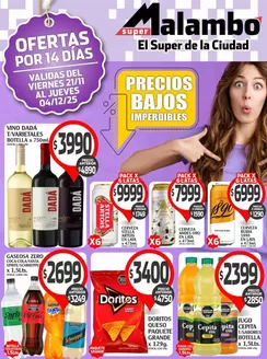 Catálogo Supermercados Malambo | Ofertas para cazadores de gangas | 2025-11-21T00:00:00.000Z - 2025-12-04T00:00:00.000Z