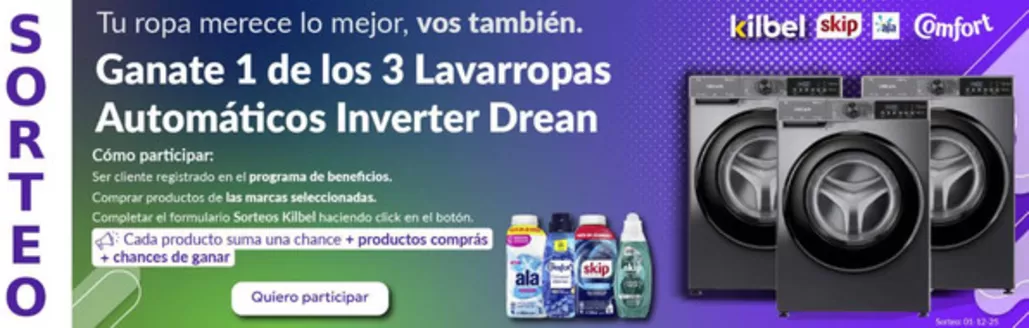 Catálogo Kilbel Supermercados en Tristán Suárez | Sorteo!  | 2025-11-25T00:00:00.000Z - 2025-12-01T00:00:00.000Z