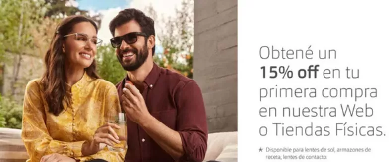 Catálogo +Vision en Rosario | Obtené un 15% off en tu primea compra en nuestra Web o Tiendsas Fisicas | 2025-12-02T00:00:00.000Z - 2025-12-31T00:00:00.000Z