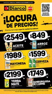 Catálogo Diarco en Concepción del Uruguay | ESPECIAL LOCURA DE PRECIOS | 2025-12-01T00:00:00.000Z - 2025-12-05T00:00:00.000Z
