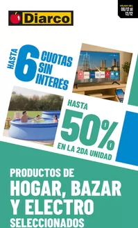 Catálogo Diarco en Salliqueló | OFERTAS HOGAR, BAZAR Y ELECTRO | 2025-12-08T00:00:00.000Z - 2025-12-12T00:00:00.000Z