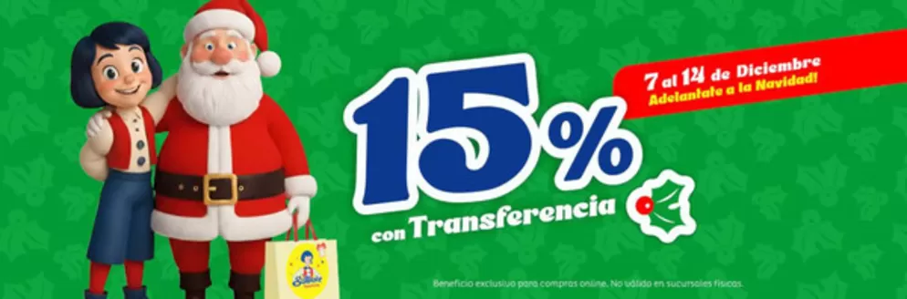 Catálogo Gulliver en Mendoza | Promoción! Hasta 15% con transferencia | 2025-12-09T00:00:00.000Z - 2025-12-14T00:00:00.000Z